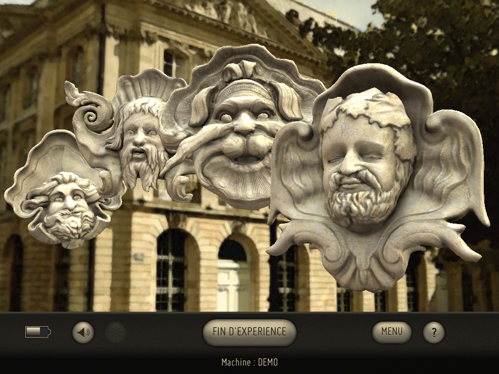 Les animations virtuelles s’incrustent parfaitement dans le décor réel