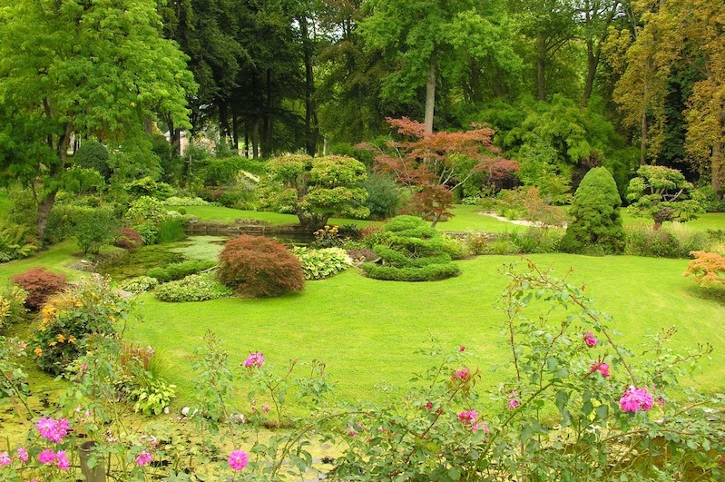 Jardin japonais au Château de Courances © www.all-free-photos.com
