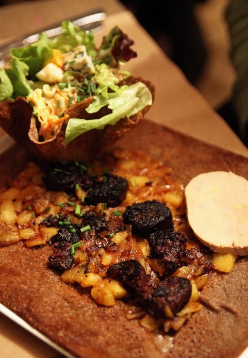 Galette au foie gras © L'Insolite