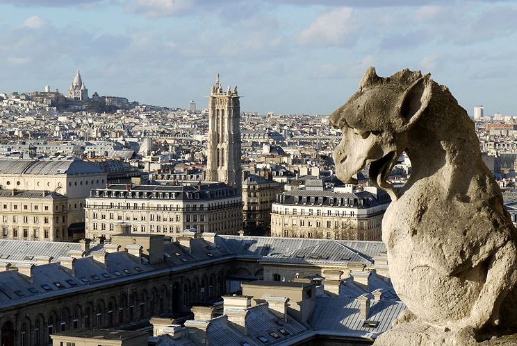Vue de la tour depuis Notre-Dame de Paris © Pline